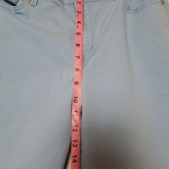Gloria‎ Vanderbilt Women's light blue straight leg Amanda Jeans  size 12 - Picture 5 of 8